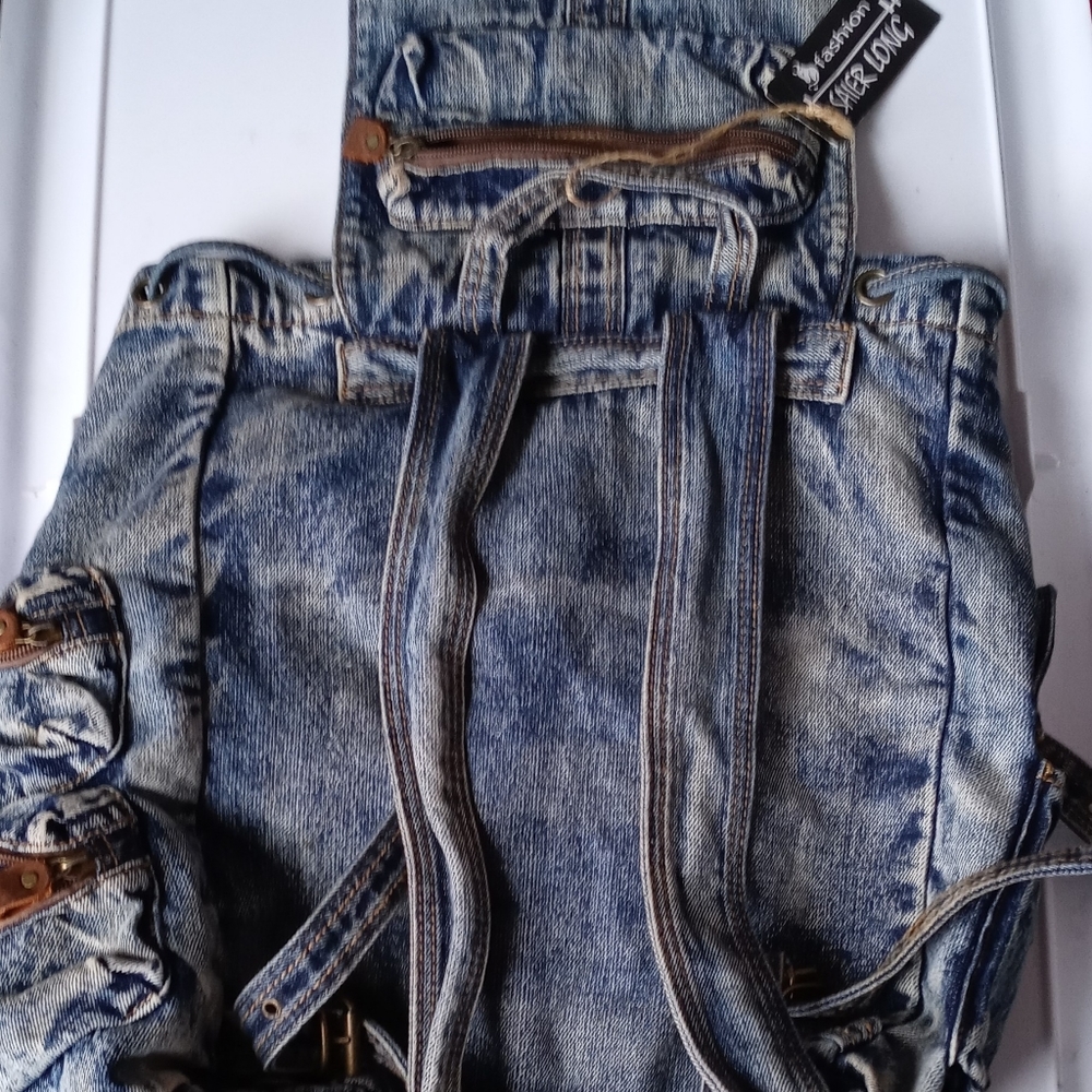 Denim Backpack - Picture 2 of 2